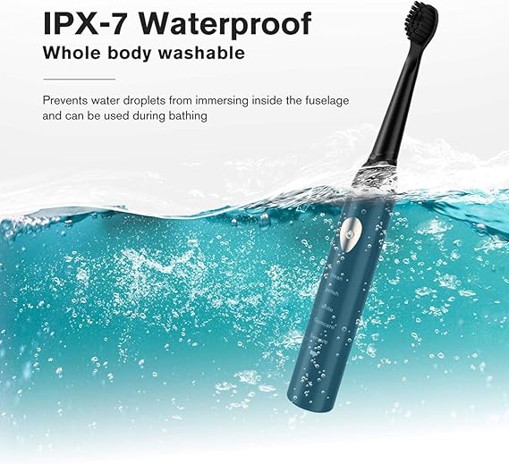 Electric Toothbrushes For Adults Kids | Smart Timer Usb Charge Rechargeable 5 Modes ( Random colour )